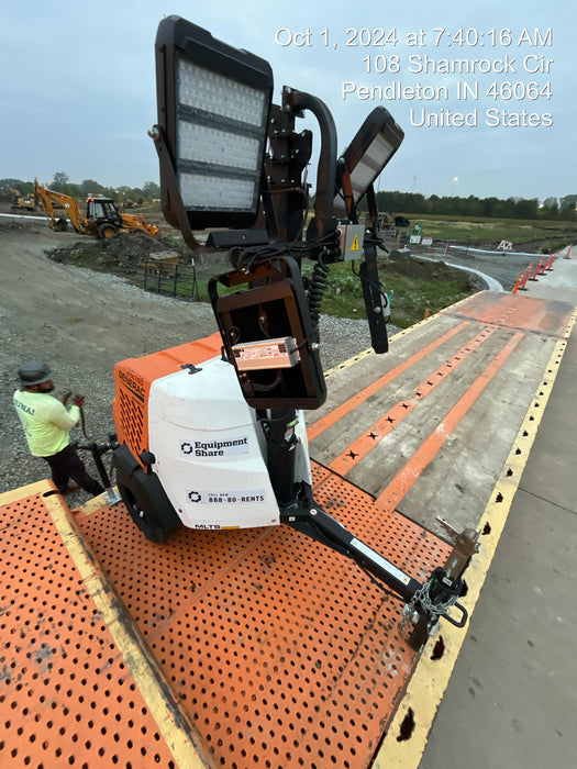 2024 Generac MLT2 Diesel, Flex Switch 120V Input, Powerzone Controller, 
(4) 320W LED Lights, 4kW Generator, 39.9 Gal Fuel Tank, 2" Ball, T3