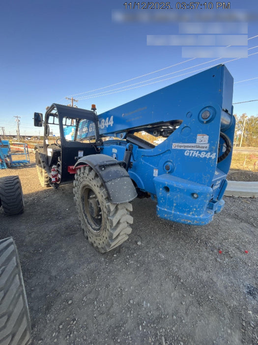 2018 Genie GTH-844 Genie GTH-844 w/ROPS, Work Lights, Solid Tires, RH Cab Mesh, Beacon, 60" Carriage and Forks