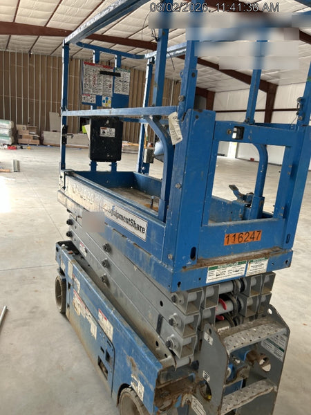 2020 Genie GS-1930 Solid Non Marking Tires, Beacon, Folding rails with half height swing gate