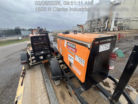 2021 Lincoln Electric Vantage 322 Vantage 322 Ready Pak 3 w/ Decals, ORANGE (includes trailer, cable rack, fender light kit) NO Telematics