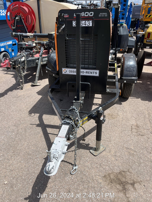 2023 Lincoln Electric LE400 Kubota V1505, Trlr, Cable Rack, Light Kit, ES Decals, T3