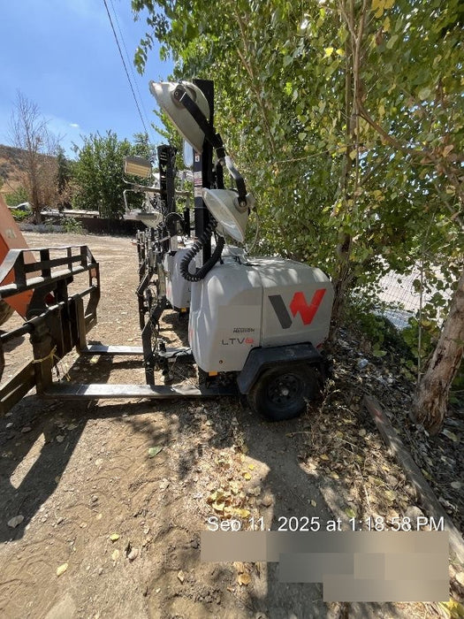 2019 Wacker Neuson LTV6L-MH Wacker Neuson LTV6L Mobile Light Tower w/Fuel Level Sensor Installed