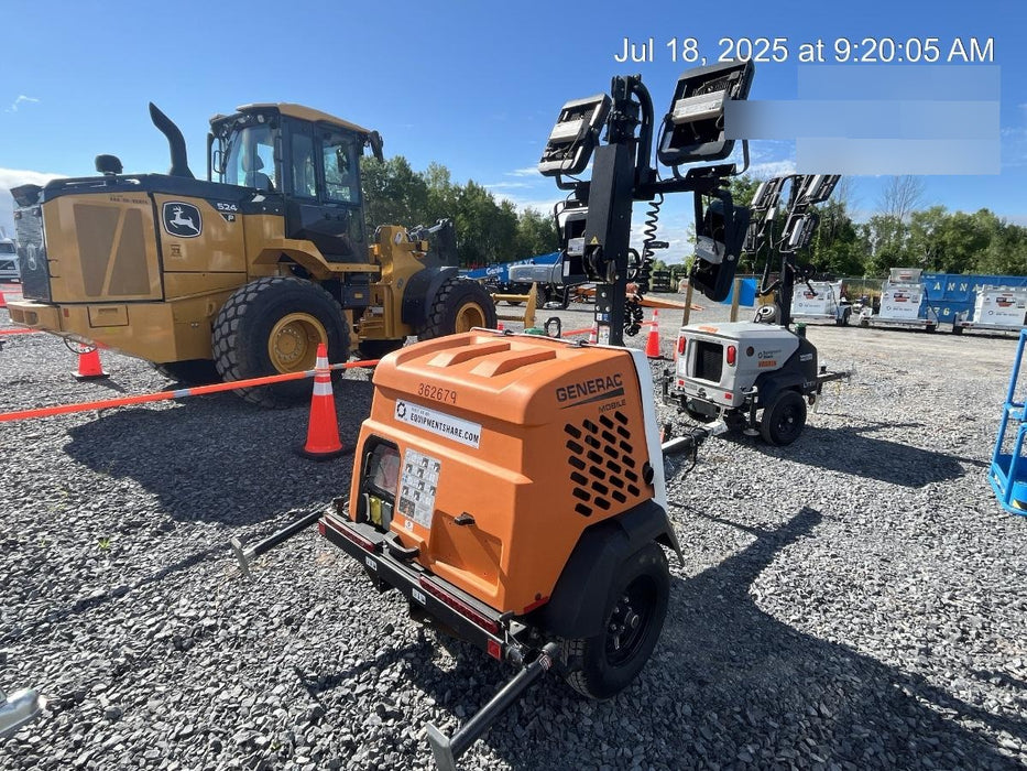 2023 Generac MLT2 Diesel, Flex Switch 120V Input, Powerzone Controller, 
(4) 320W LED Lights, 4kW Generator, 39.9 Gal Fuel Tank, 2" Ball, T3