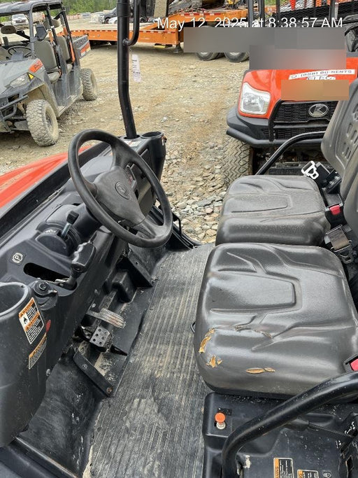 2020 Kubota RTV-X1140W-H Plastic Canopy, Windshield Acrylic Clear, LED Strobe Light, Wire Harness Kit, Back up Alarm