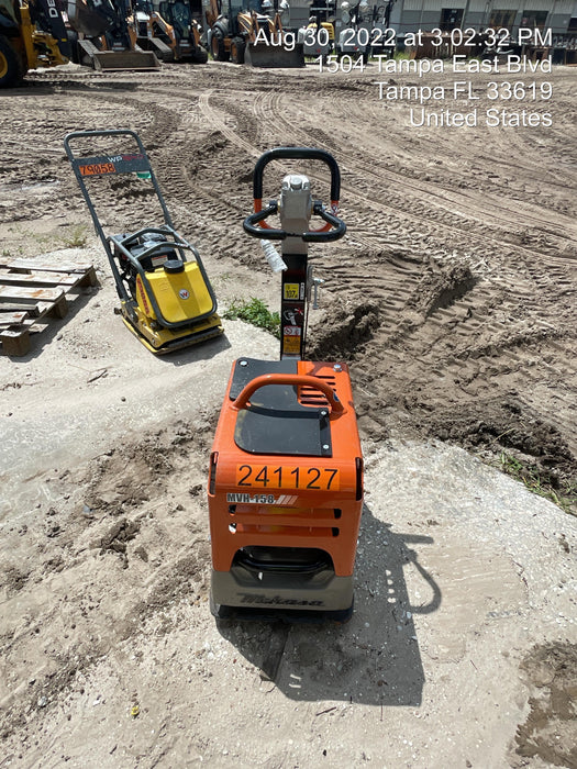 2022 Multiquip MVH158 Honda GX200, 17" Plate, Gas