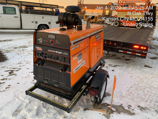 2021 Lincoln Electric Vantage 549X Ready Pak 3, ORANGE (includes trailer, cable rack, fender light kit)