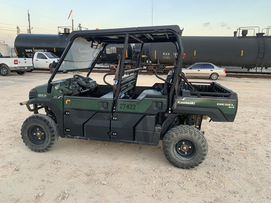 2019 Kawasaki Mule PRO-DXT Movement Alarm, Beacon, Hard Top, ES Track Hardware