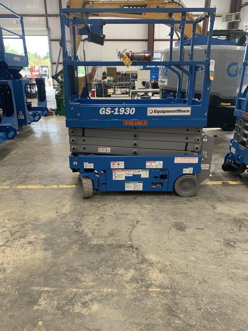 2020 Genie GS-1930 Solid Non Marking Tires, Beacon, Folding rails with half height swing gate