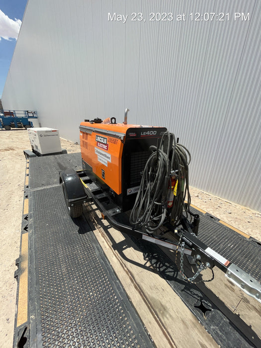 2022 Lincoln Electric LE400 Kubota V1505, Trlr, Cable Rack, Light Kit, ES Decals, T3