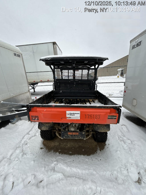 2021 Kubota RTV-X1140W-H Plastic Canopy, Windshield Acrylic Clear, LED Strobe Light, Wire Harness Kit, Back up Alarm
