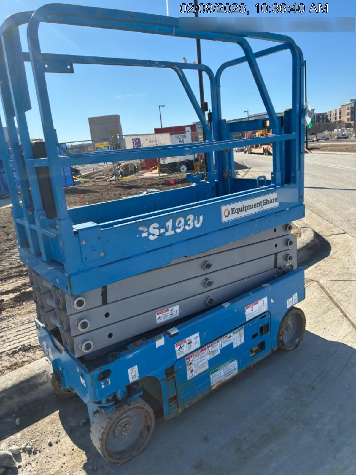 2020 Genie GS-1930 Solid Non Marking Tires, Beacon, Folding rails with half height swing gate
