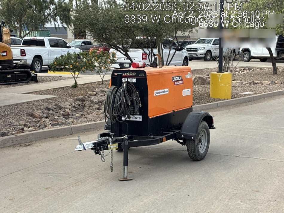 2023 Lincoln Electric LE400 Kubota V1505, Trlr, Cable Rack, Light Kit, ES Decals, T3