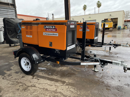 2023 Lincoln Electric LE400 Kubota V1505, Trlr, Cable Rack, Light Kit, ES Decals, T3