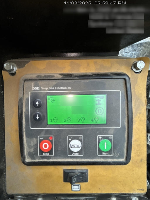 2022 Allmand NLV3GR (4) LED Light Fixture 350W, 23' Vertical Mast, 3kW Prime, Towable, Deep Sea L401, Leveling Jacks, Yanmar T4F 5.8hp