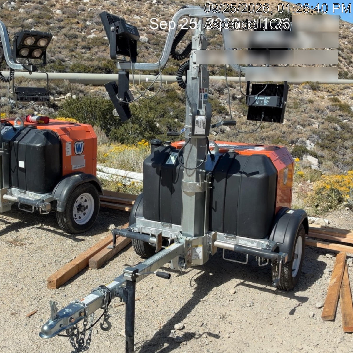 2024 Wanco WLTT-4MM4K Diesel, Deep Sea Controller, Shore Power Plug, Auto Start, (4) 350W LED Floodlights, 4kW Generator, 60 Gal Fuel Tank, 2" Ball, T3