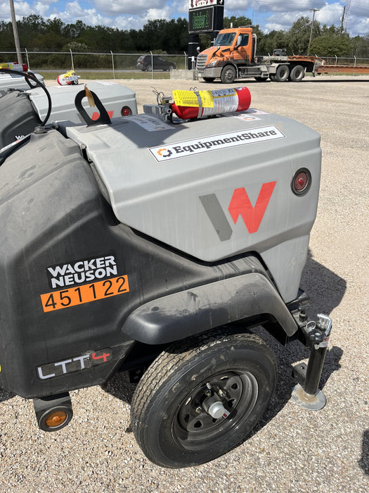 2024 Wacker Neuson LTT4 Diesel, Kohler KDW702, Deep Sea Controller, Auto Start, LED 320W, Bypass Outlet, T3