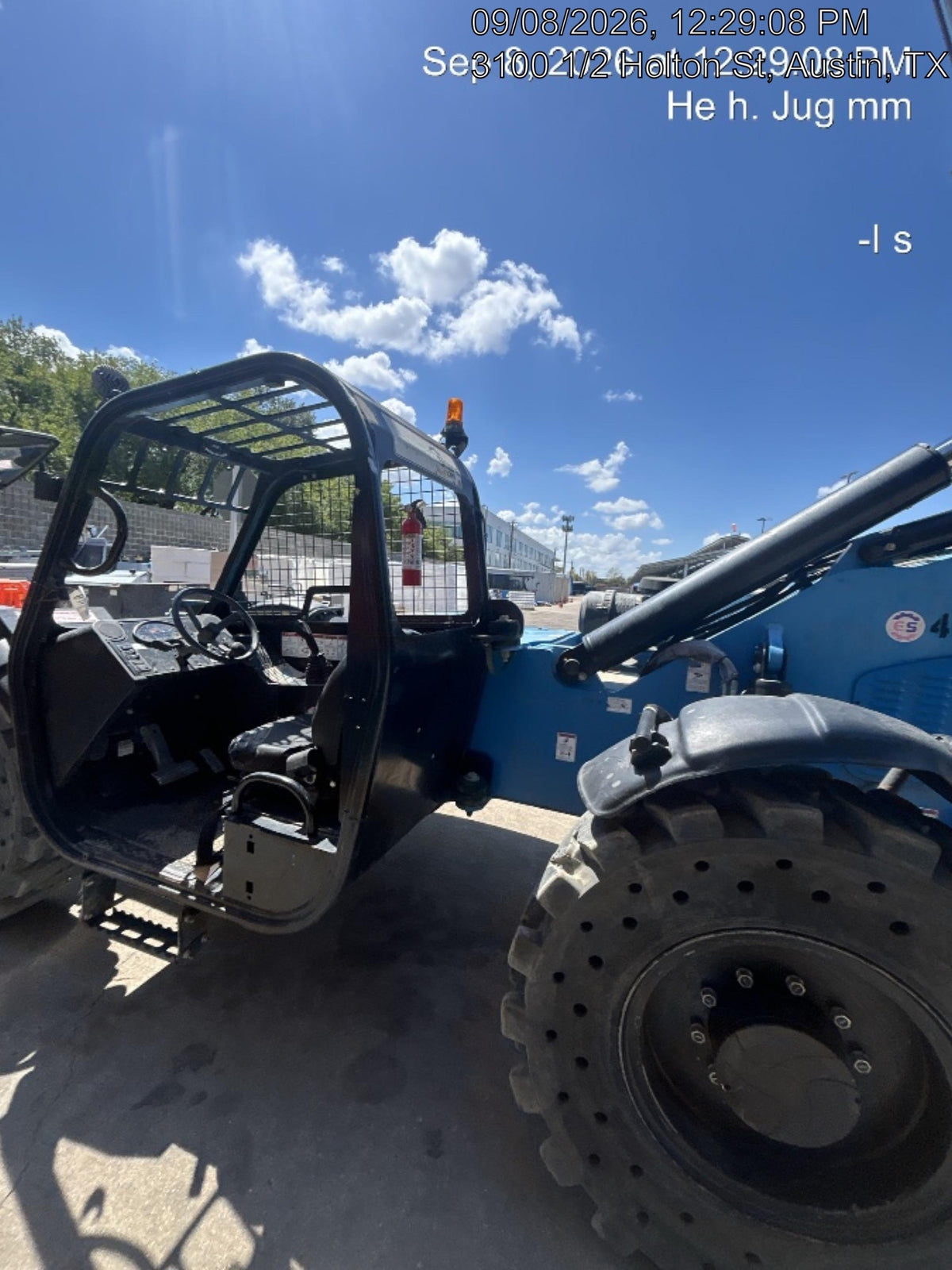 2017 Genie GTH-1056 Genie GTH1056, Solid Tires, 60" carriage, Light Kit, Open ROPS