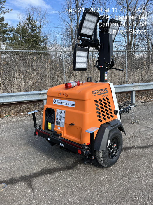 2024 Generac MLT2 Diesel, Flex Switch 120V Input, Powerzone Controller, 
(4) 320W LED Lights, 4kW Generator, 39.9 Gal Fuel Tank, 2" Ball, T3