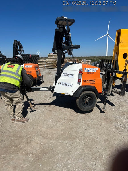 2024 Generac MLT2 Diesel, Flex Switch 120V Input, Powerzone Controller, 
(4) 320W LED Lights, 4kW Generator, 39.9 Gal Fuel Tank, 2" Ball, T3