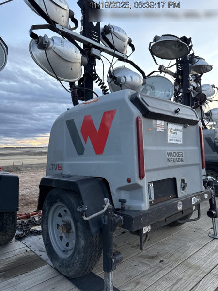 2018 Wacker Neuson LTV6L-MH Wacker Neuson LTV6L Mobile Light Tower w/Fuel Level Sensor Installed