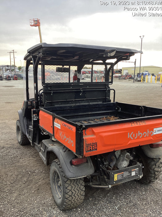 2022 Kubota RTV-X1140W-H Plastic Canopy, Windshield Acrylic Clear, LED Strobe Light, Wire Harness Kit, Back up Alarm