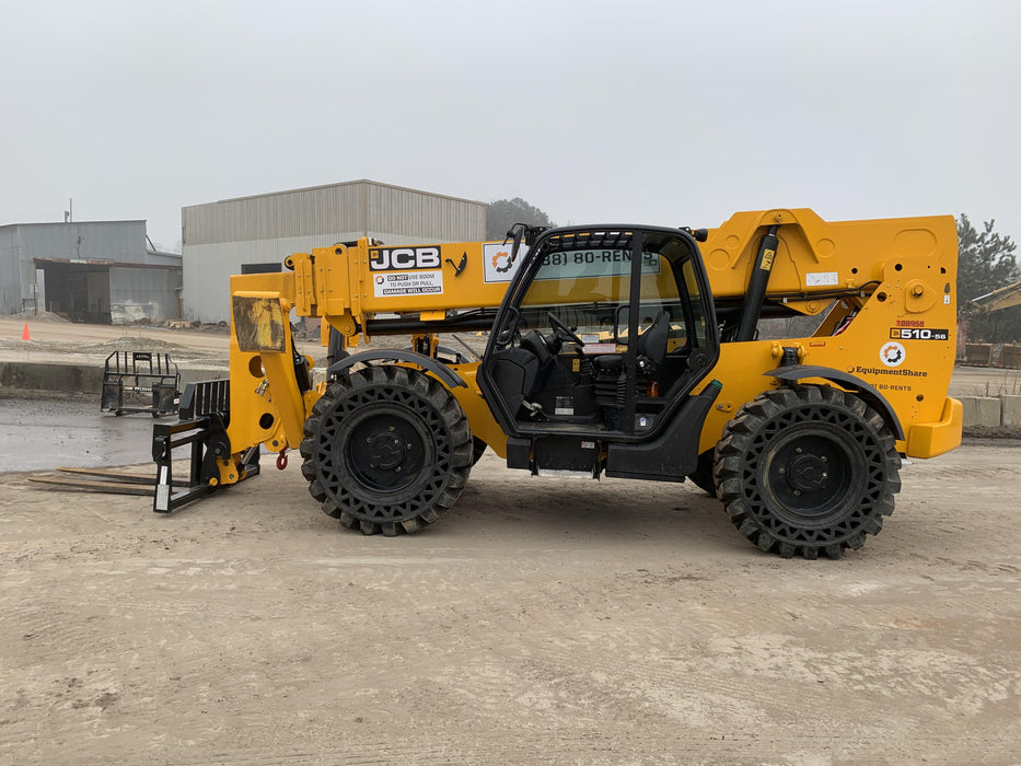 2020 JCB 510-56 Canopy, Solid Tires, Work Lights, Beacon, Aux Hydraulics, Back up Alarm, Lifting Eye, ES Decals