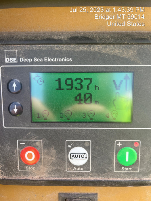 2022 Allmand NLV3GR (4) LED Light Fixture 350W, 23' Vertical Mast, 3kW Prime, Towable, Deep Sea L401, Leveling Jacks, Yanmar T4F 5.8hp