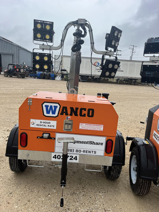 2024 Wanco WLTT-4MM4K Diesel, Deep Sea Controller, Shore Power Plug, Auto Start, (4) 350W LED Floodlights, 4kW Generator, 60 Gal Fuel Tank, 2" Ball, T3