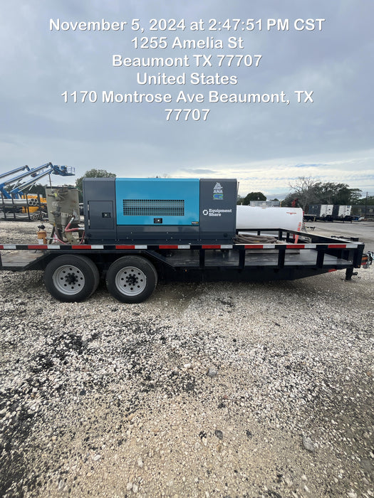 2024 TEXAS PRIDE TRAILERS 18'-20' Lowboy Sand Blasting Unit
