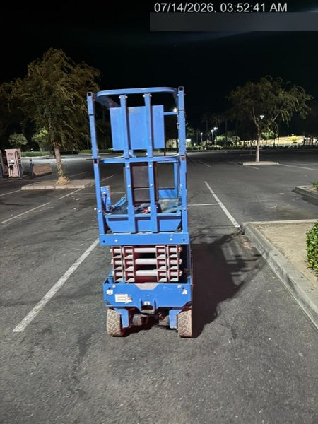 2020 Genie GS-1930 Solid Non Marking Tires, Beacon, Folding rails with half height swing gate, 800W Inverter