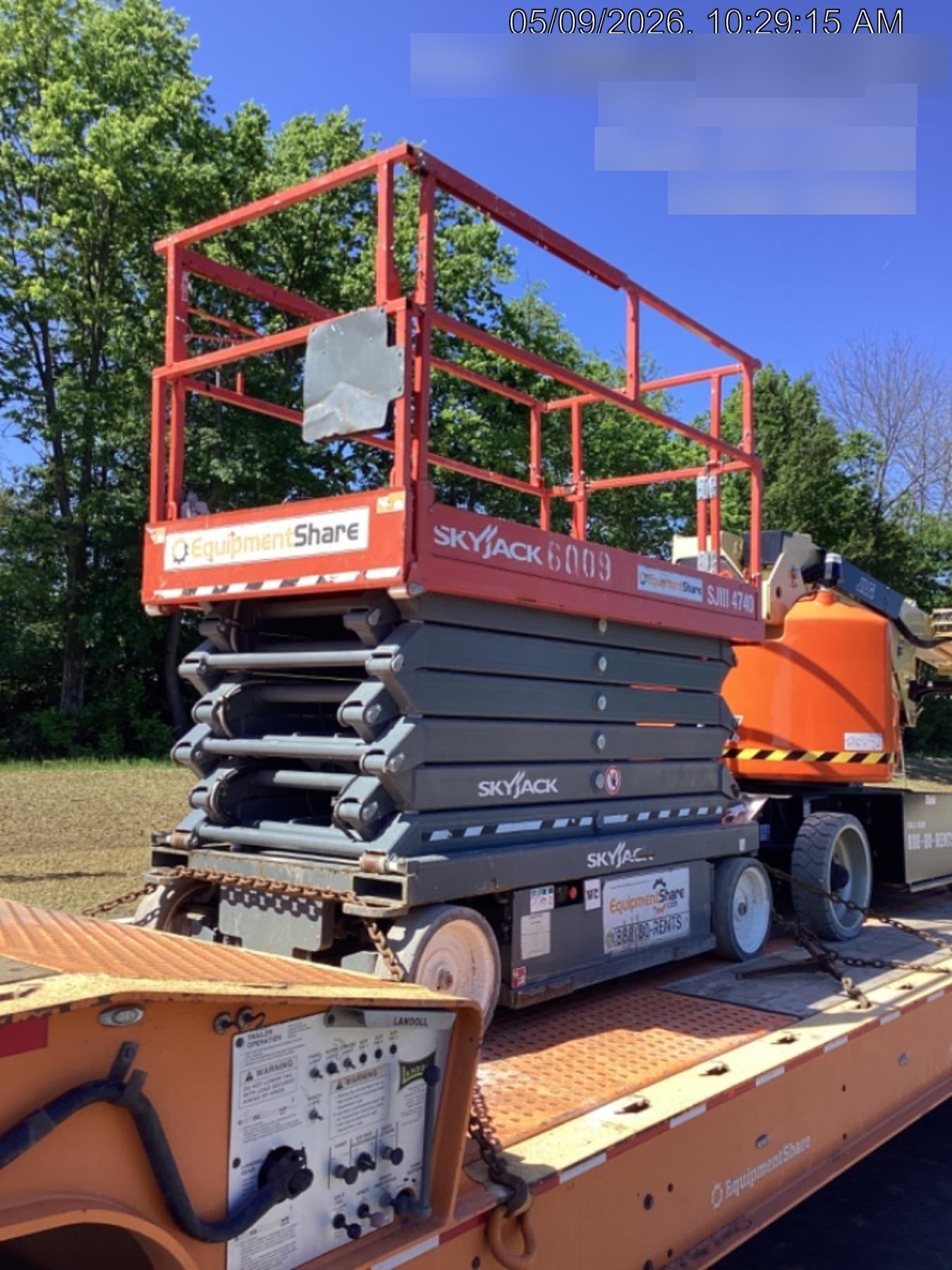 2017 Skyjack SJIII-4740 Skyjack SJ4740, Extended Warranty 5yr/5k hr