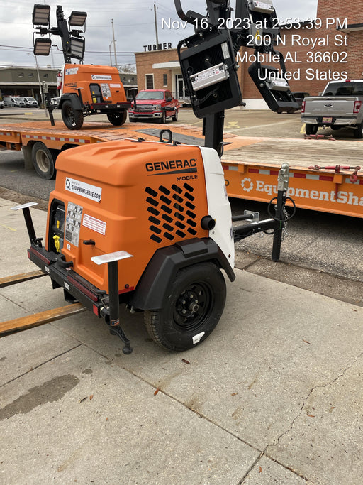 2023 Generac MLT2 Diesel, Flex Switch 120V Input, Powerzone Controller, 
(4) 320W LED Lights, 4kW Generator, 39.9 Gal Fuel Tank, 2" Ball, T3
