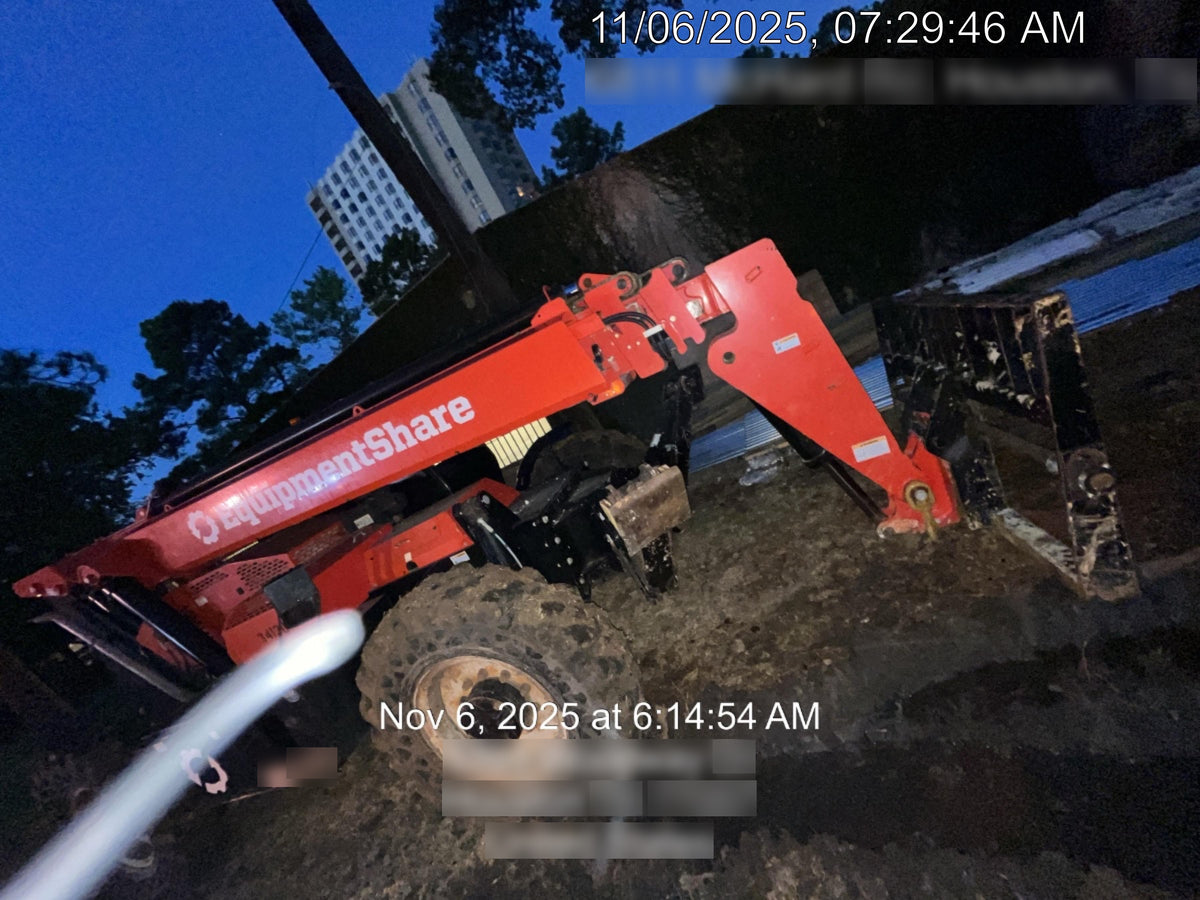 2019 Manitou MTA10055 Canopy, 120 HP, Solid Tires, Work Lights, Lift Hook, Auxiliary Hydraulics w/66" Carriage and 60" Forks