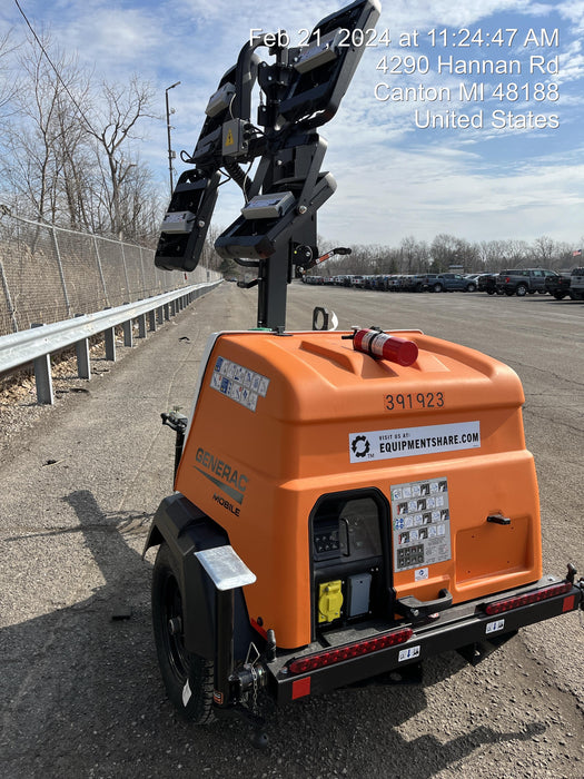 2024 Generac MLT2 Diesel, Flex Switch 120V Input, Powerzone Controller, 
(4) 320W LED Lights, 4kW Generator, 39.9 Gal Fuel Tank, 2" Ball, T3