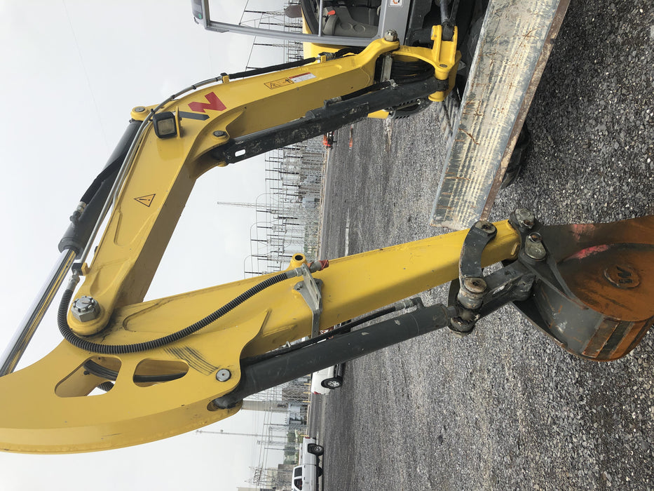 Wacker Neuson EZ53 Open ROPS, Rubber Tracks, Long Dipperstick, T4, Bucket