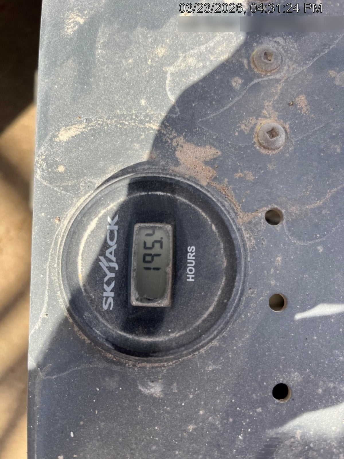 2019 Skyjack SJIII-3219 Standard Options, Trojan Batteries