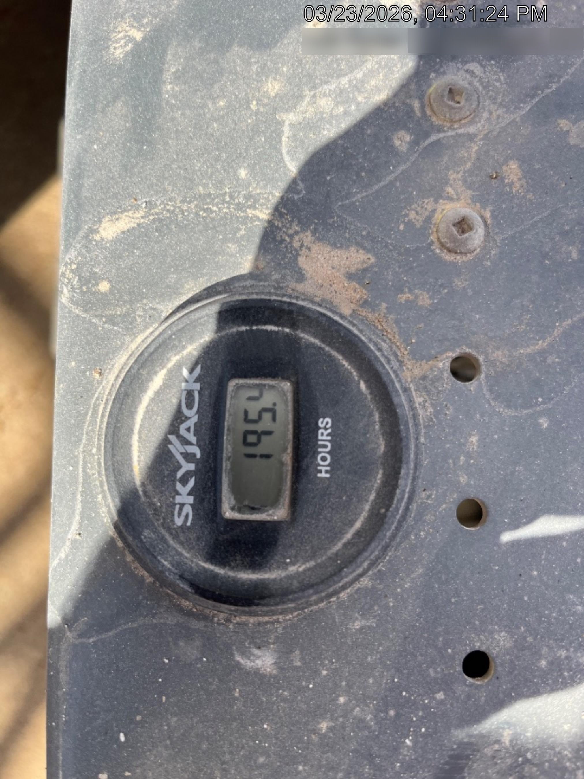 2019 Skyjack SJIII-3219 Standard Options, Trojan Batteries