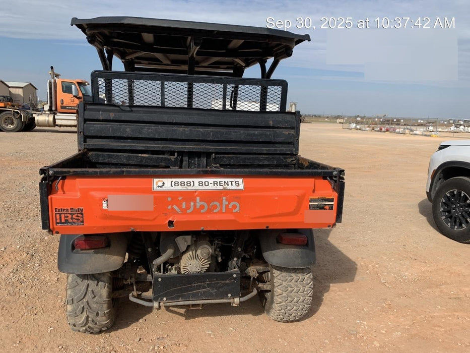 2021 Kubota RTV-X1140W-H Plastic Canopy, Windshield Acrylic Clear, LED Strobe Light, Wire Harness Kit, Back up Alarm