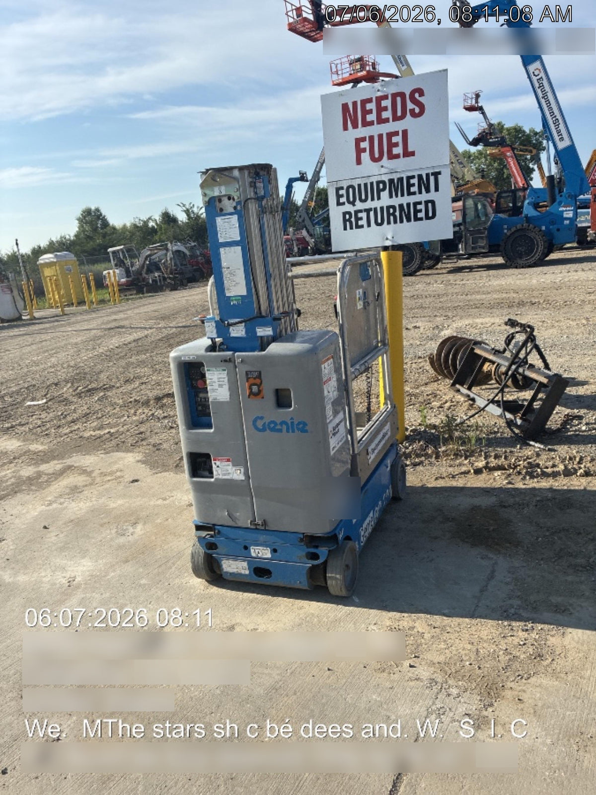 2019 GENIE GR-20