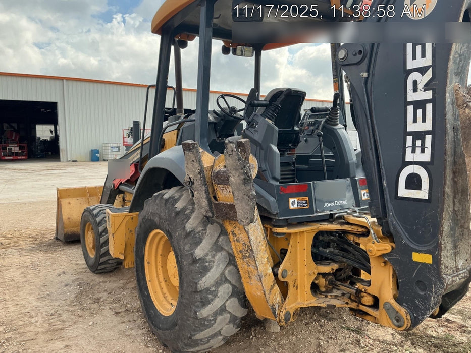 2019 John Deere 310LEP 4WD, Canopy, Standard dipper, ISO Controls, Rear Auxiliary Hydraulics w/Manual QC, Buckets: 12”, 18”, and 24”