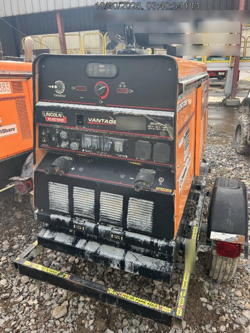 2021 Lincoln Electric Vantage 549X Ready Pak 3, ORANGE (includes trailer, cable rack, fender light kit)