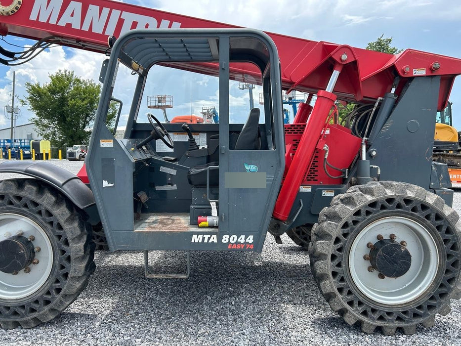 2019 Manitou MTA8044 MTA 8044 - 74 HP T4, Canopy, Worklights/Strobe, Beacon, 66" Carriage, 48" Forks, Solid Tires, Lift Hook, Aux Hydraulics