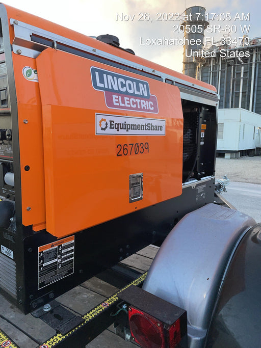 2022 Lincoln Electric LE400 Kubota V1505, Trlr, Cable Rack, Light Kit, ES Decals, T3