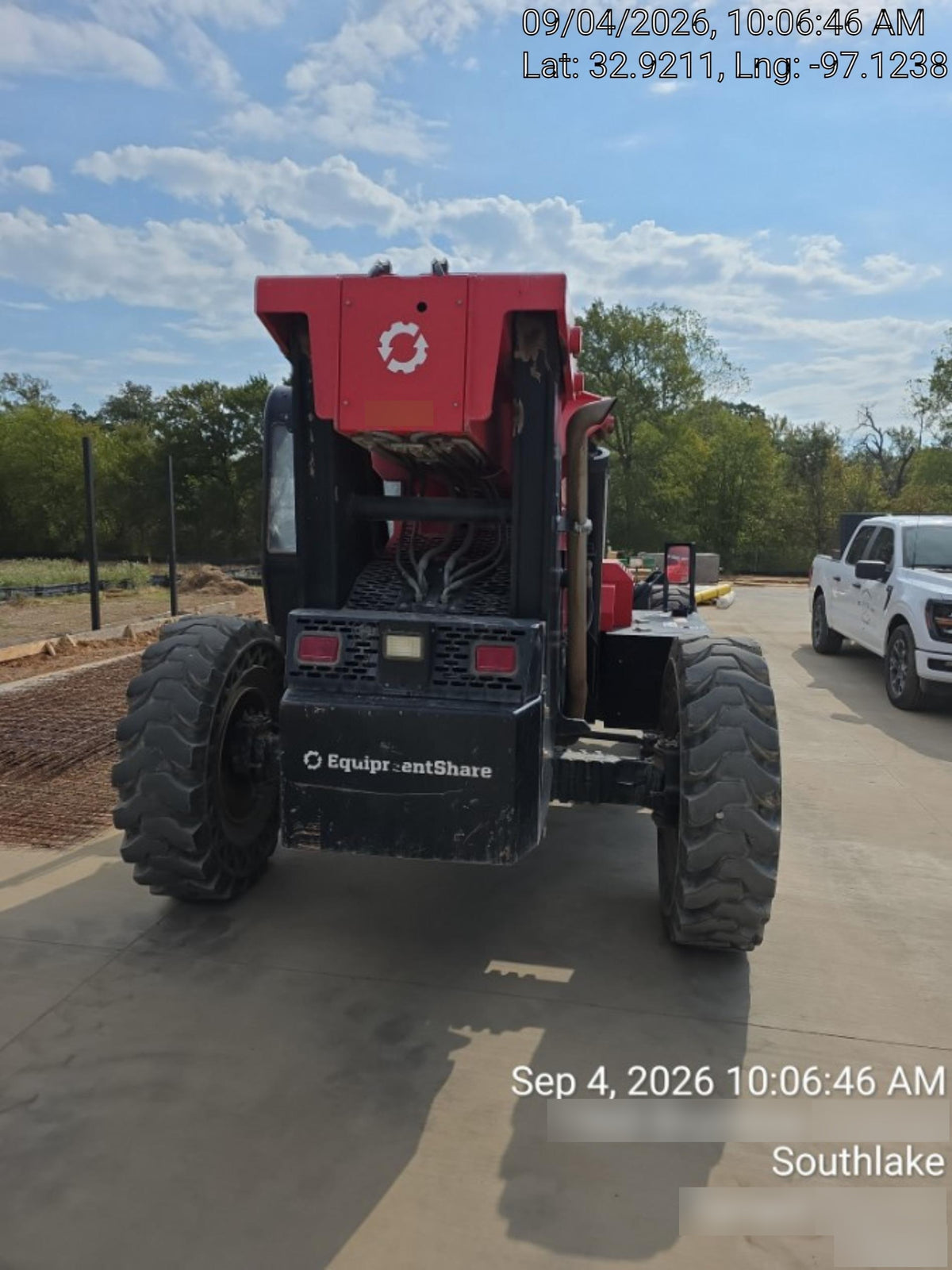 2019 Manitou MTA10055 Canopy, 120 HP, Solid Tires, Work Lights, Lift Hook, Auxiliary Hydraulics 66" Carriage and 60" Forks