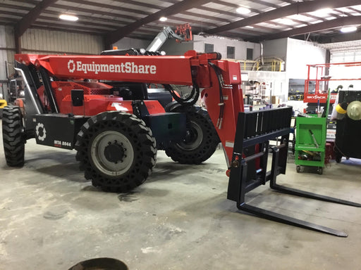 2019 Manitou MTA8044 74hp T4F, Open ROPS, Cab and Boom LED work lights, Auxiliary Hydraulics, Solid Tires, Amber strobe, Lift Hook 66" Carriage, 60" Forks