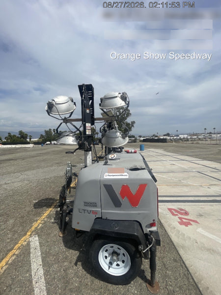 2019 Wacker Neuson LTV6L-MH Wacker Neuson LTV6L Mobile Light Tower w/Fuel Level Sensor Installed