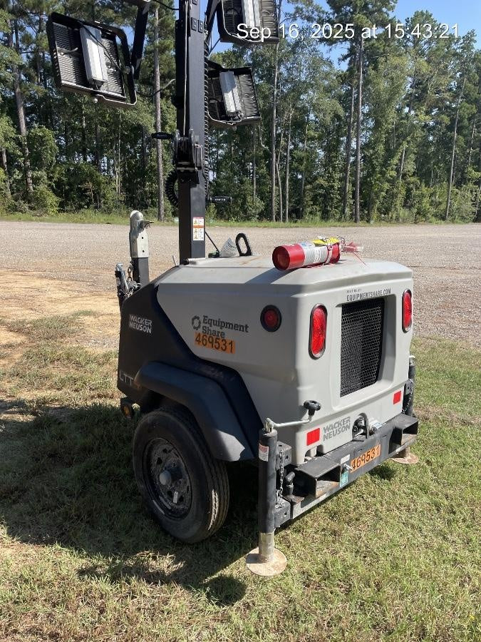 2024 Wacker Neuson LTT4 Diesel, Kohler KDW702, Deep Sea Controller, Auto Start, LED 320W, Bypass Outlet, T3