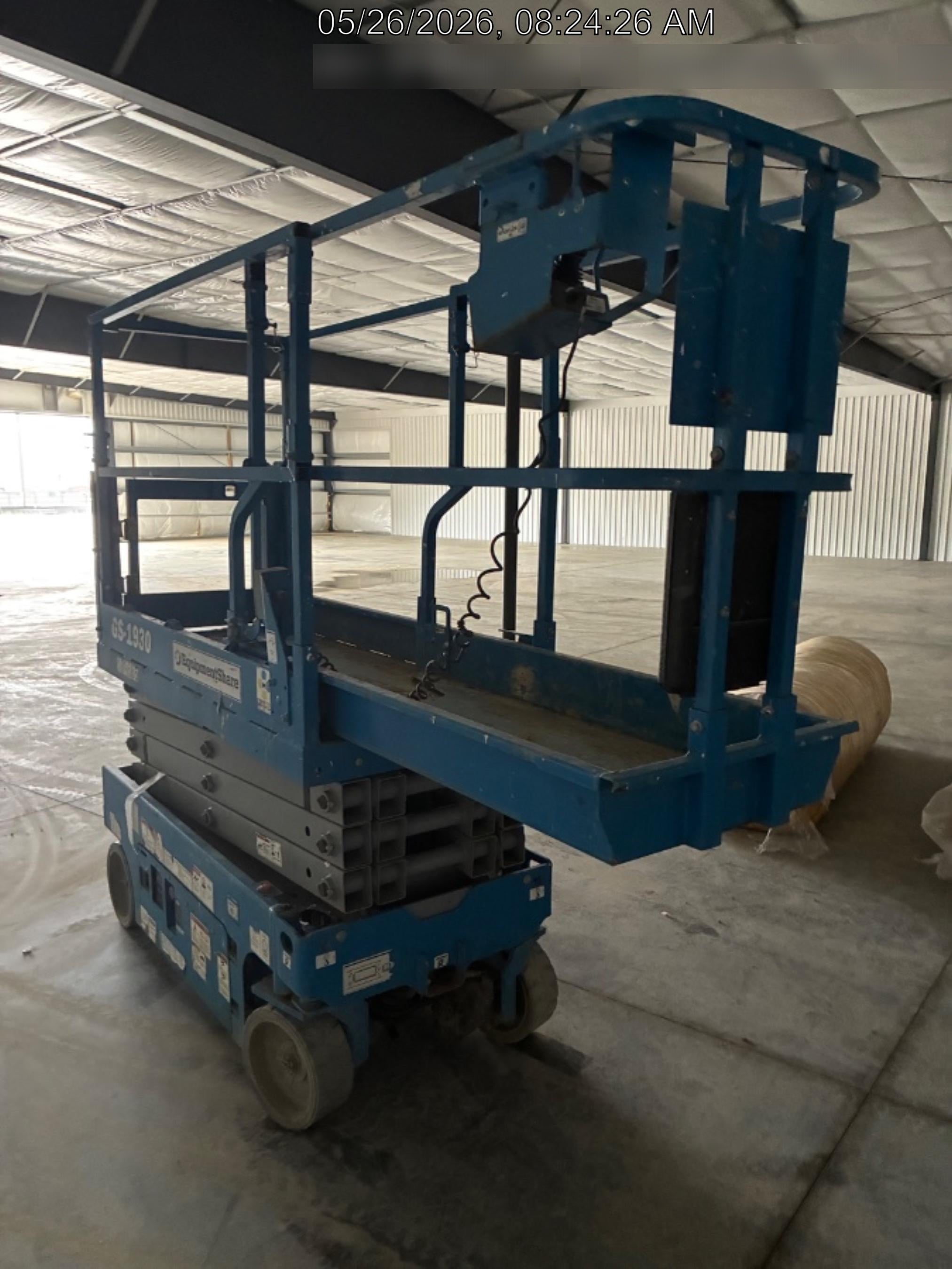 2020 Genie GS-1930 Solid Non Marking Tires, Beacon, Folding rails with half height swing gate, 800W Inverter