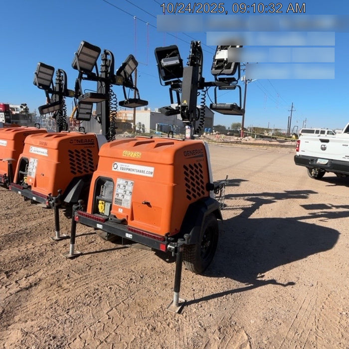 2024 Generac MLT2 Diesel, Flex Switch 120V Input, Powerzone Controller, 
(4) 320W LED Lights, 4kW Generator, 39.9 Gal Fuel Tank, 2" Ball, T3