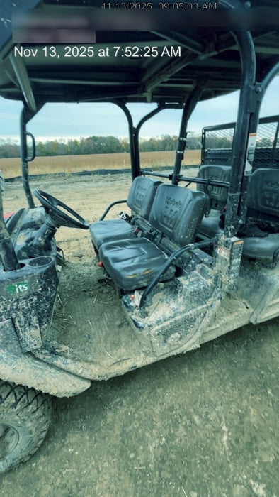 2021 Kubota RTV-X1140W-H Plastic Canopy, Windshield Acrylic Clear, LED Strobe Light, Wire Harness Kit, Back up Alarm